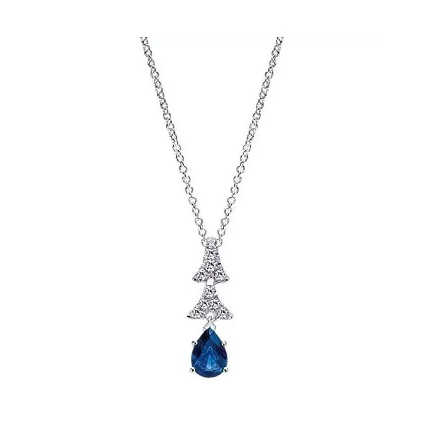 Sapphire & Diamond Pendant Victoria Jewellers REGINA, SK