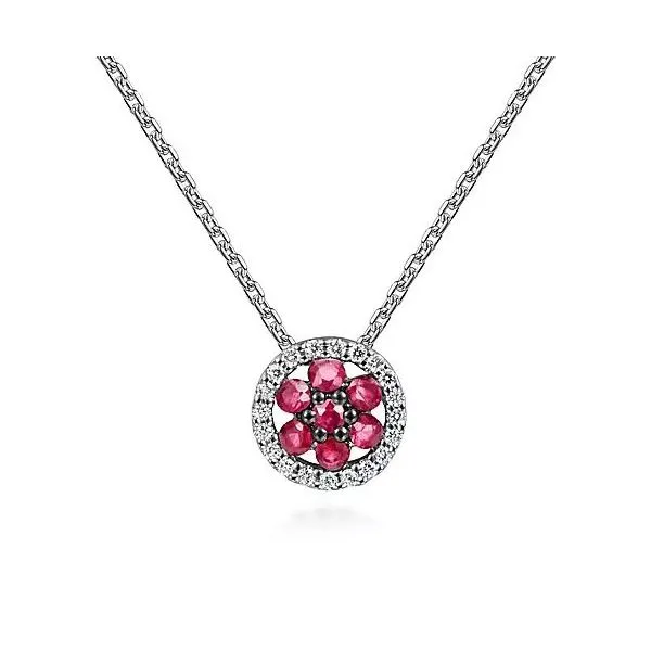 Ruby & Diamond Pendant Victoria Jewellers REGINA, SK