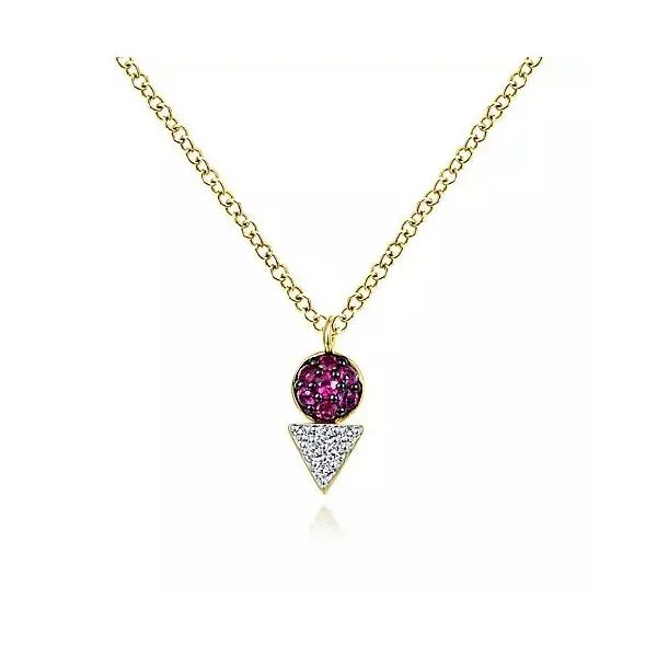 Ruby & Diamond Pendant Victoria Jewellers REGINA, SK