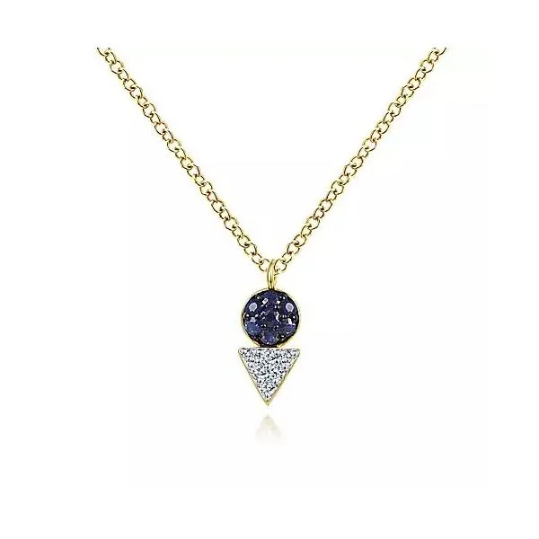 Sapphire & Diamond Pendant Victoria Jewellers REGINA, SK