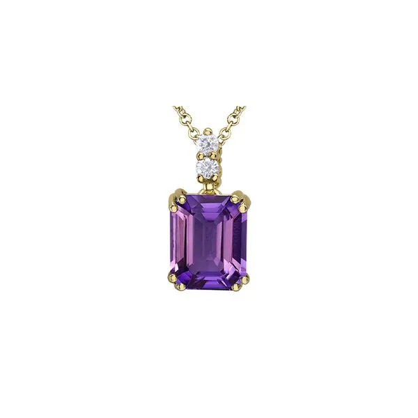 Amethyst and Diamond Pendant Victoria Jewellers REGINA, SK
