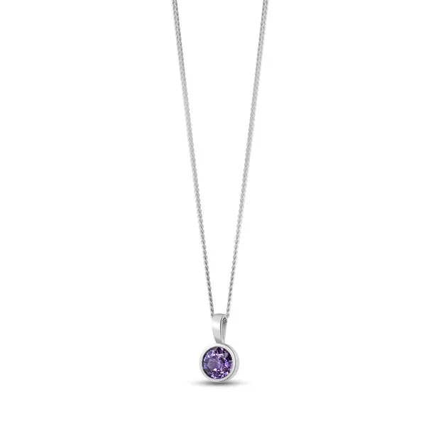 Custom Made Purple Sapphire Pendant Image 2 Victoria Jewellers REGINA, SK