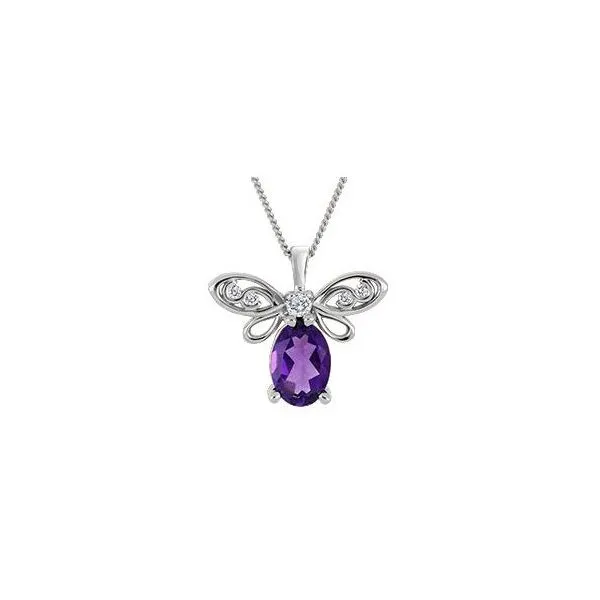 Amethyst & Diamond Pendant Victoria Jewellers REGINA, SK