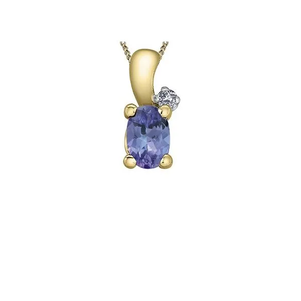 Tanzanite & Diamond Pendant Victoria Jewellers REGINA, SK