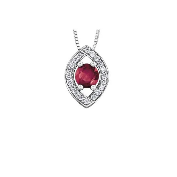 Ruby & Diamond Pendant Victoria Jewellers REGINA, SK