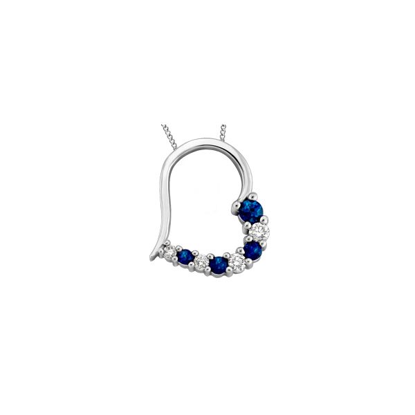 Sapphire and Diamond Pendant Victoria Jewellers REGINA, SK