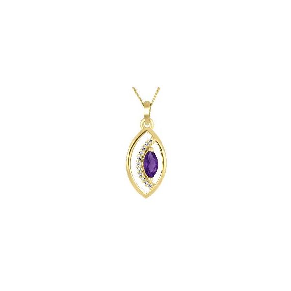 AMETHYST DIAMON PENDANT Victoria Jewellers REGINA, SK