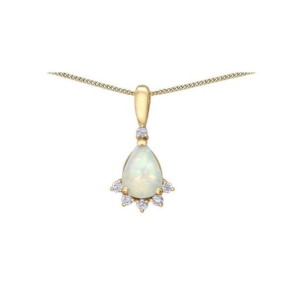 Opal & Diamond Pendant Victoria Jewellers REGINA, SK