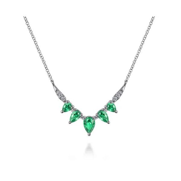 Emerald & Diamond Necklace Victoria Jewellers REGINA, SK