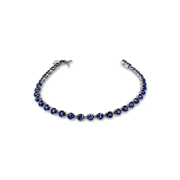 Sapphire & Diamond Tennis Bracelet Victoria Jewellers REGINA, SK