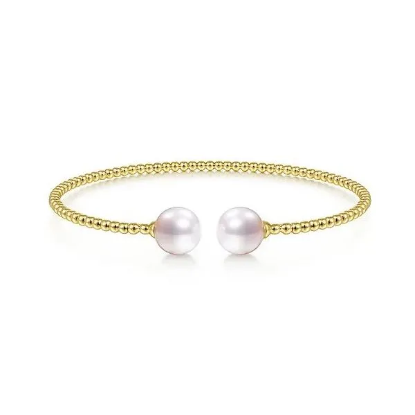 Gabriel & Co Pearl Bangle Bracelet Victoria Jewellers REGINA, SK