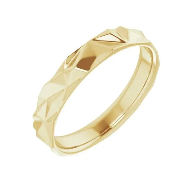 14Kt Yellow Gold Geometric Band Victoria Jewellers REGINA, SK