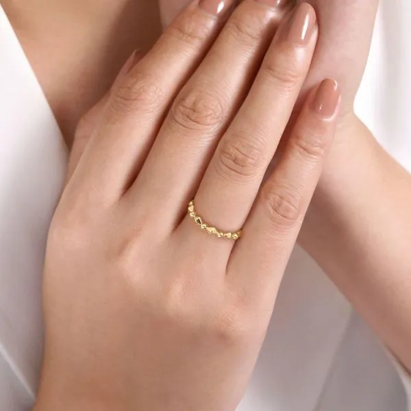 Gabriel & Co Geometric Stackable Ring Image 4 Victoria Jewellers REGINA, SK