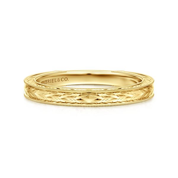 14Kt Engraved Ring Image 3 Victoria Jewellers REGINA, SK