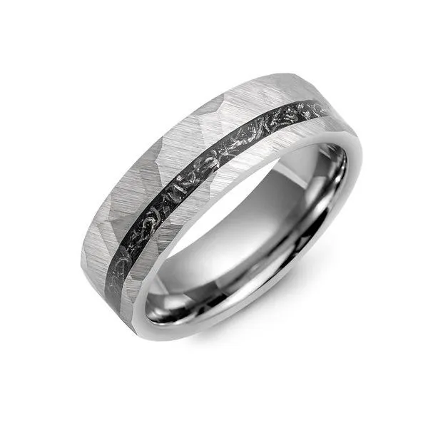 Tungsten & Meteorite Design Ring Victoria Jewellers REGINA, SK