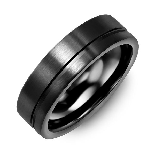 Black Ceramic Ring Victoria Jewellers REGINA, SK