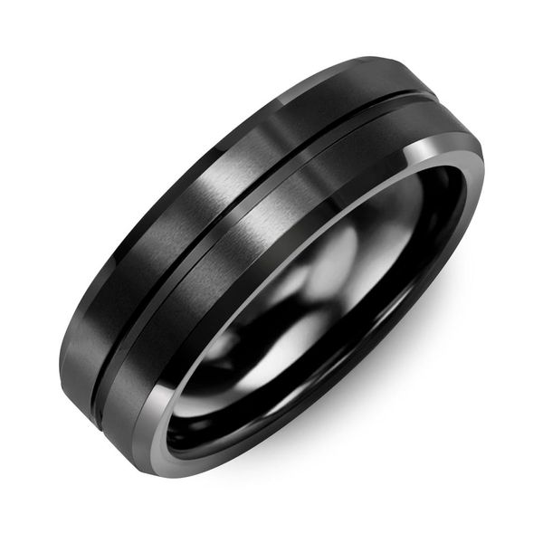 Black Ceramic Ring Victoria Jewellers REGINA, SK