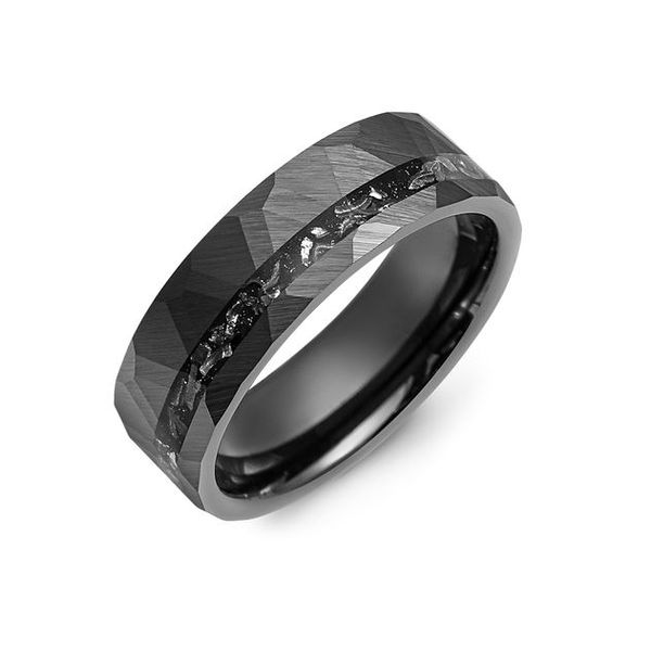 Ceramic & Meteorite Design Ring Victoria Jewellers REGINA, SK