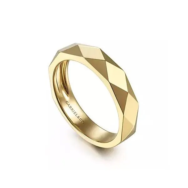 Gold Geometric Ring Image 2 Victoria Jewellers REGINA, SK