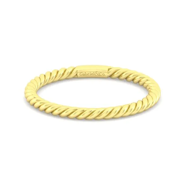 Gabriel & Co Twist Stackable Ring