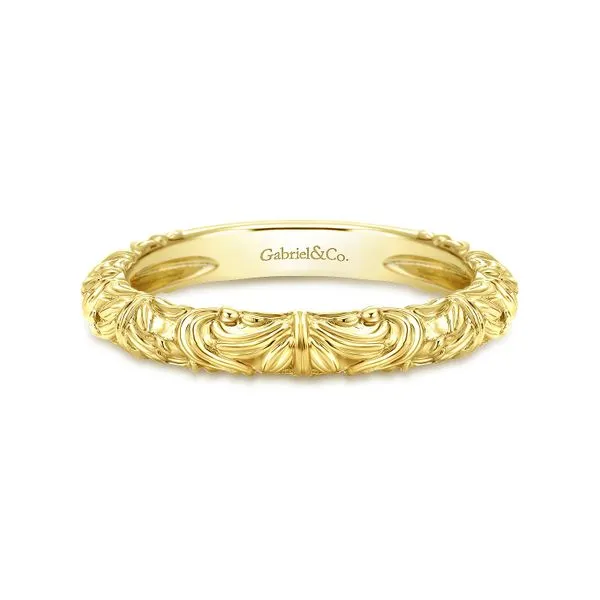 Gabriel & Co Patterned Ring Image 3 Victoria Jewellers REGINA, SK