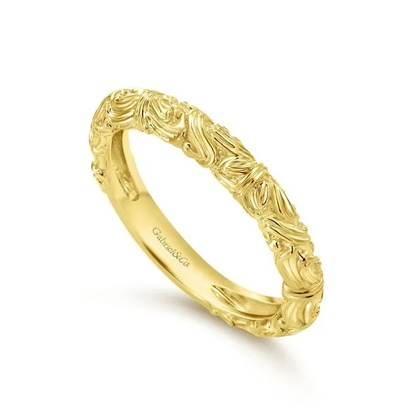 Gabriel & Co Patterned Ring Victoria Jewellers REGINA, SK