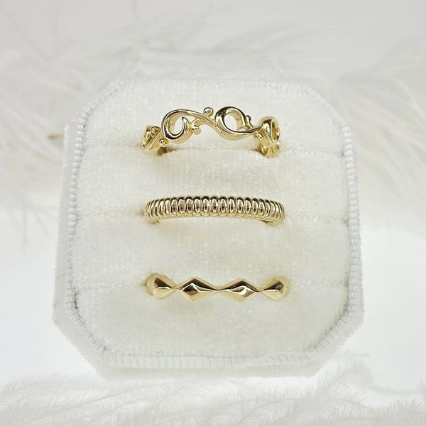 Gabriel & Co Swirling Ring Image 3 Victoria Jewellers REGINA, SK