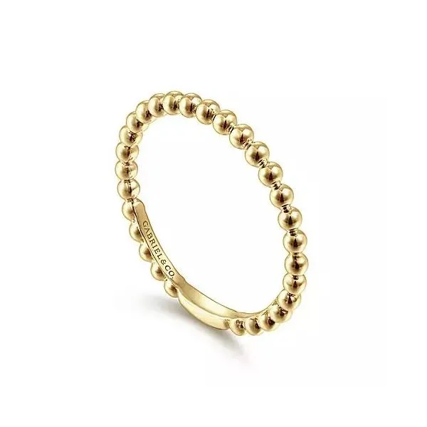 Gabriel & Co Beaded Ring Image 3 Victoria Jewellers REGINA, SK