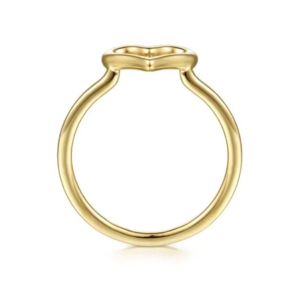 Gold Heart Ring Image 3 Victoria Jewellers REGINA, SK