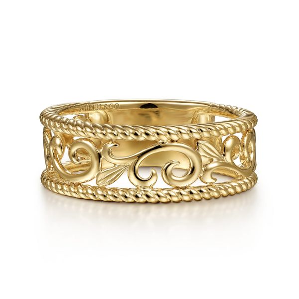 14Kt Vintage Swirly Ring Victoria Jewellers REGINA, SK