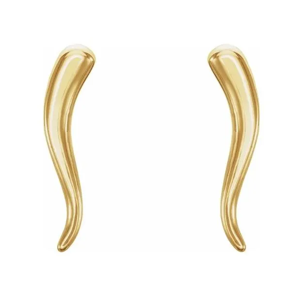 14Kt Yellow Gold Stud Earring Image 2 Victoria Jewellers REGINA, SK