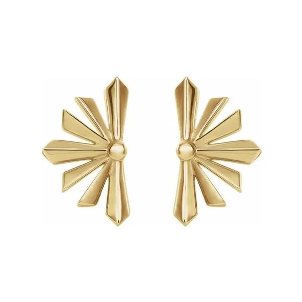 14Kt Yellow Gold Stud Earrings Victoria Jewellers REGINA, SK