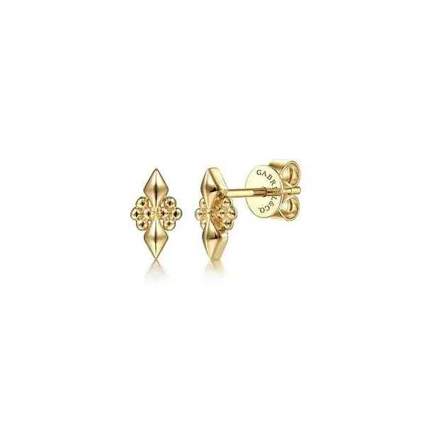 Gabriel & Co Gold Earrings Victoria Jewellers REGINA, SK