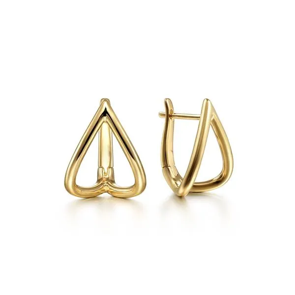 Gabriel & Co Gold Earrings Victoria Jewellers REGINA, SK