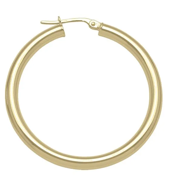 Yellow Gold Hoop Earrings Victoria Jewellers REGINA, SK