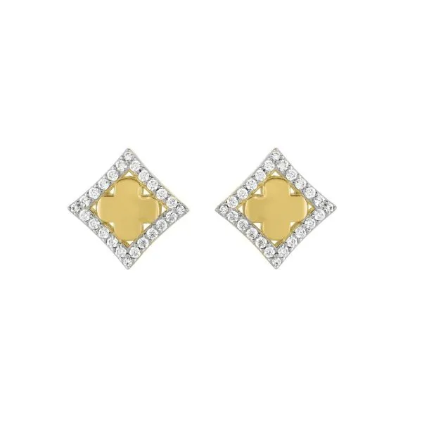 Charles Garnier Gold Plated Silver Earrings Victoria Jewellers REGINA, SK