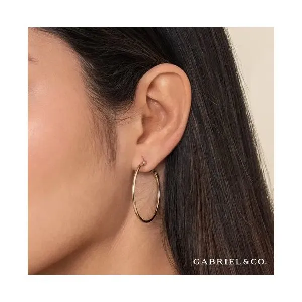 14Kt Gold Hoop Earrings Image 2 Victoria Jewellers REGINA, SK