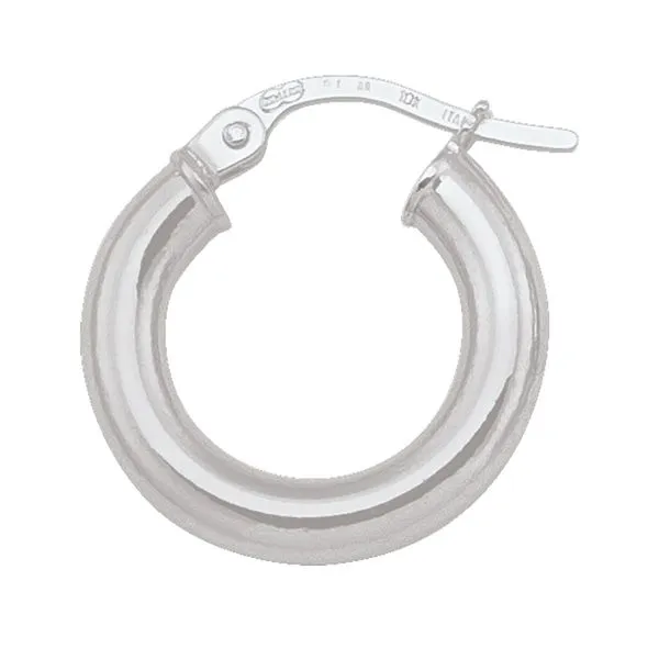 10Kt White Gold Hoop Earrings Victoria Jewellers REGINA, SK
