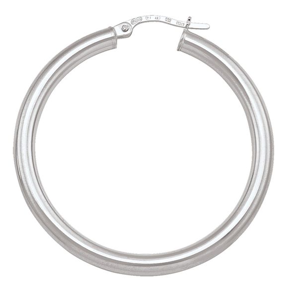 White Gold Hoop Earrings Victoria Jewellers REGINA, SK