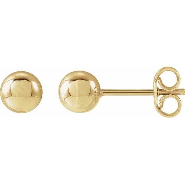 5mm 14Kt Yellow Gold Stud Victoria Jewellers REGINA, SK