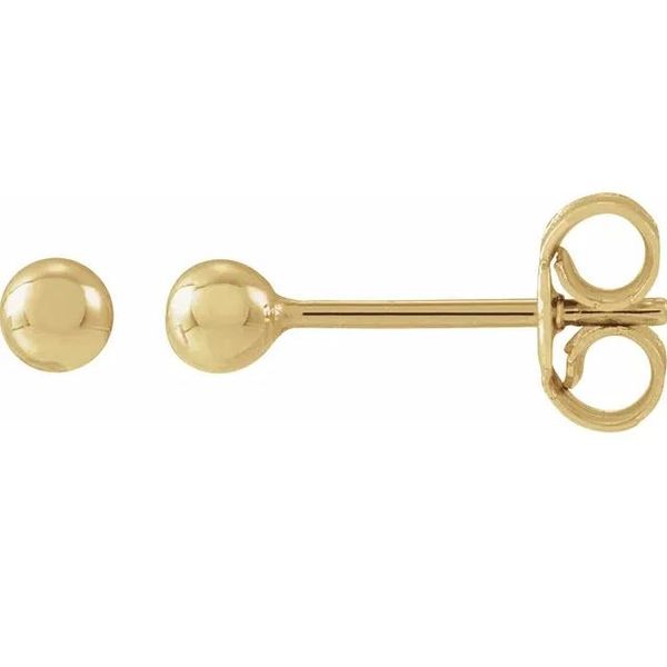 3mm 14Kt Yellow Gold Stud Victoria Jewellers REGINA, SK