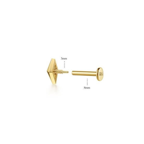 *Single* Flatback Earring Image 3 Victoria Jewellers REGINA, SK