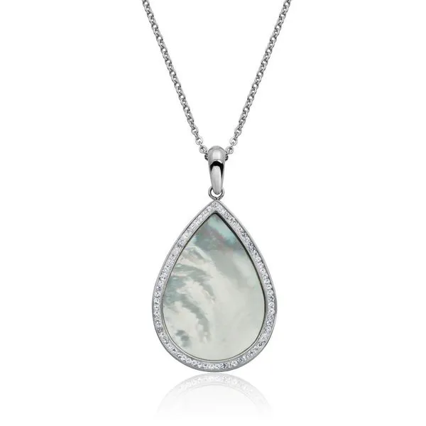 Stainless Steel Mother of Pearl Pendant Victoria Jewellers REGINA, SK