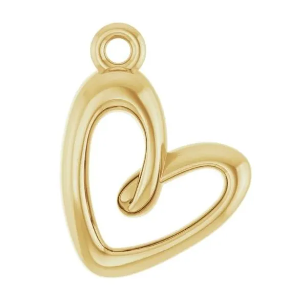 10Kt Yellow Gold Petite Heart Charm Victoria Jewellers REGINA, SK