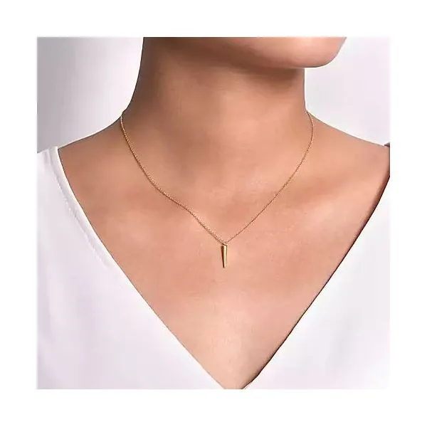 Gabriel & Co Spike Pendant Image 2 Victoria Jewellers REGINA, SK