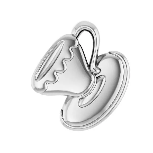 10Kt White Gold Petite Tea Cup Charm Victoria Jewellers REGINA, SK
