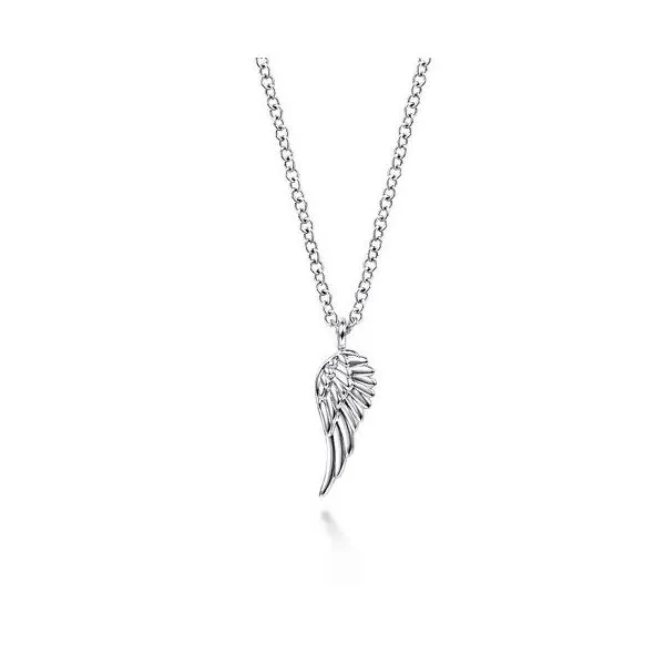 Gabriel & Co Angel Wing Pendant Victoria Jewellers REGINA, SK