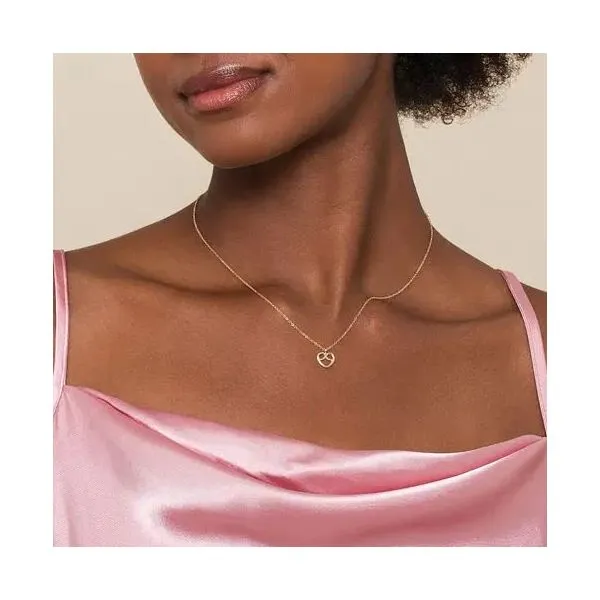 Gabriel & Co Gold Infinity Heart Design Pendant Image 2 Victoria Jewellers REGINA, SK