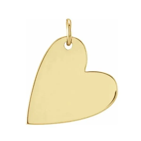 14Kt Yellow Gold Heart Pendant Victoria Jewellers REGINA, SK