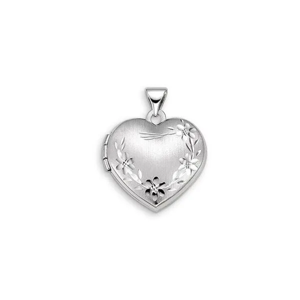 10Kt White Gold Heart Shape Locket Victoria Jewellers REGINA, SK